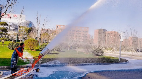 【又見飛雪，飄于智能裝備】手持式、推車式中倍泡沫發(fā)生器（兩款）