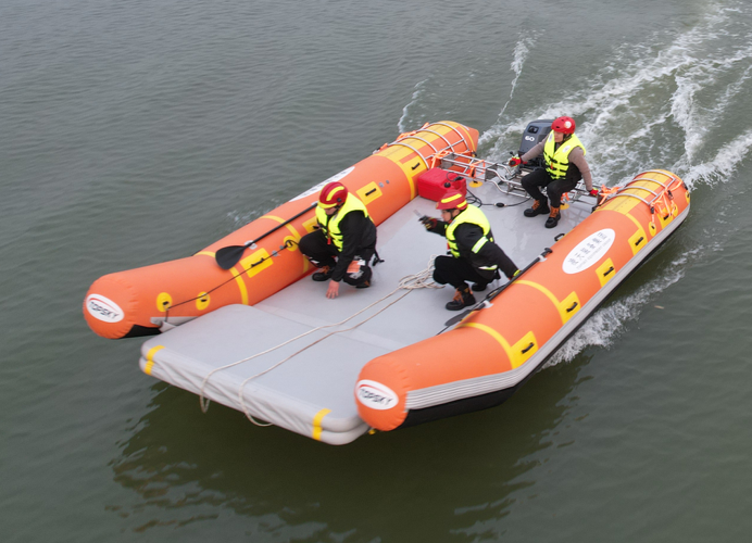充氣救援運輸船 （第2代，輕型+裝配式+60馬力舷外機(jī)）