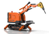 破拆機(jī)器人（音視頻傳輸、環(huán)境氣體探測+配備破碎錘、圓盤鋸、液壓剪、夾抓裝置等屬具，具有破拆、切割、剪切、抓取等功能）