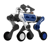 反恐防暴輪足機(jī)器狗（輪足，自組網(wǎng)+集成一體式遙控器+38mm六連發(fā)射器+捕捉網(wǎng)發(fā)射器）