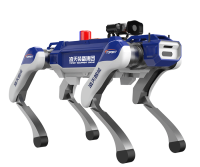治安巡邏四足機(jī)器狗 （40kg超級(jí)大狗，第7代，集成一體式遙控器+對(duì)講照明+警示燈+自主跟隨）