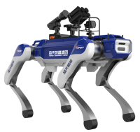 反恐防暴四足機(jī)器狗 （40kg超級(jí)大狗，第5代，自組網(wǎng)+集成一體式遙控器+雙光三軸增穩(wěn)云臺(tái)+38mm六聯(lián)發(fā)射器+捕捉網(wǎng)發(fā)射器）