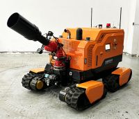 全地形消防滅火機(jī)器人 （第1代，四履帶，油動(dòng)液壓）