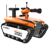 防爆消防滅火偵察機(jī)器人（D6中型，全功能款，雙向語音對(duì)講+語音控制+漏電探測+火焰識(shí)別+自主跟隨+半自住行走）